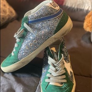 Golden Goose mid star sneakers women’s size 8 flashy and fun …worn once xo